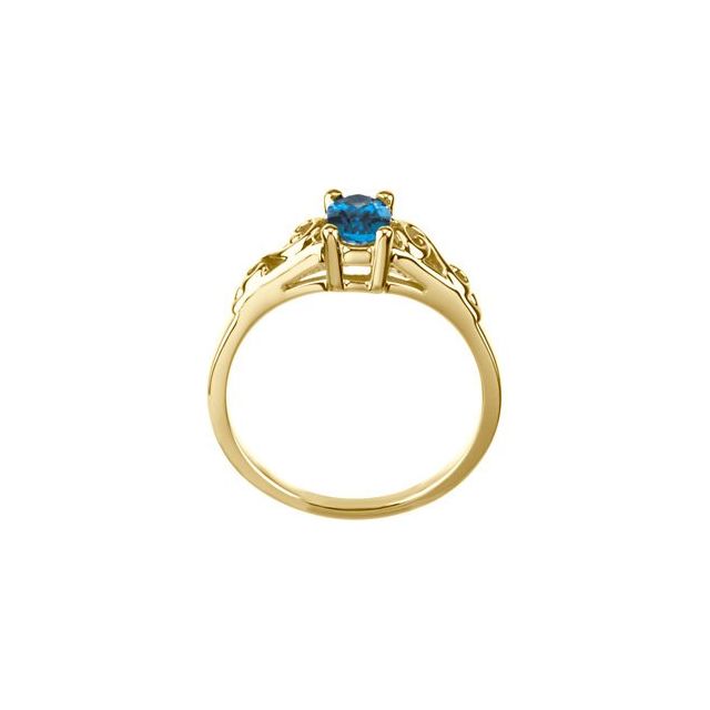 Детски пръстен Precious Gift™ с камък по месец — продуктов кадър