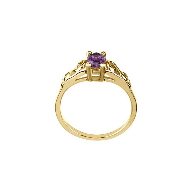 Детски пръстен Precious Gift™ с камък по месец — продуктов кадър