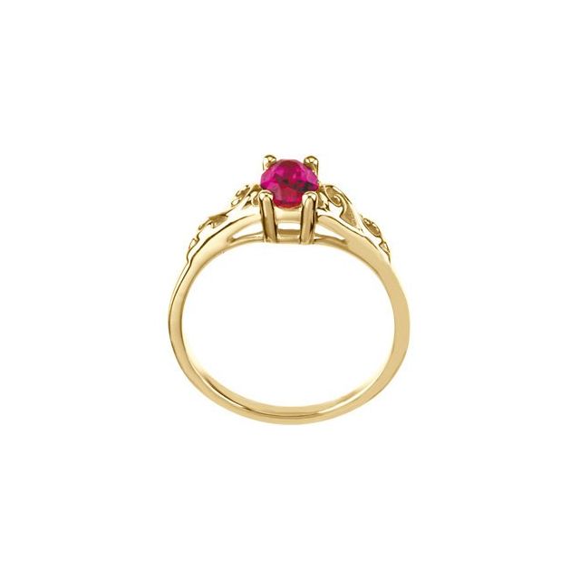 Детски пръстен Precious Gift™ с камък по месец — продуктов кадър