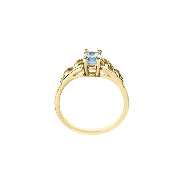 Детски пръстен Precious Gift™ с камък по месец — продуктов кадър