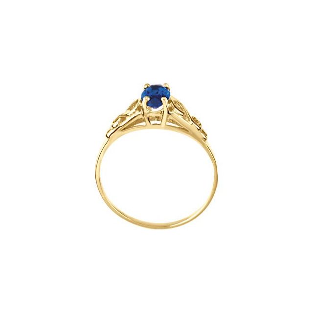 Детски пръстен Precious Gift™ с камък по месец — продуктов кадър