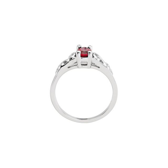 Детски пръстен Precious Gift™ с камък по месец — продуктов кадър