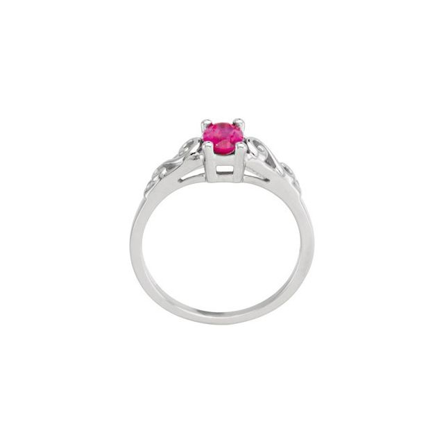 Детски пръстен Precious Gift™ с камък по месец — продуктов кадър