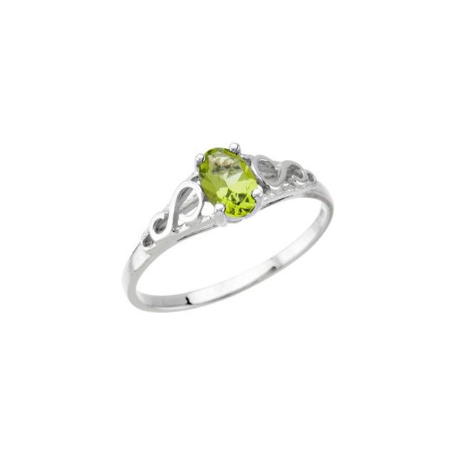 Детски пръстен Precious Gift™ с камък по месец — продуктов кадър