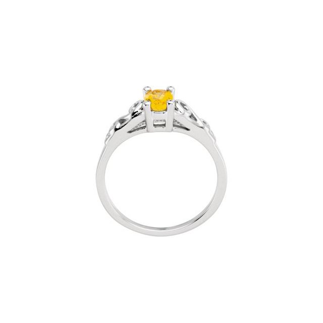 Детски пръстен Precious Gift™ с камък по месец — продуктов кадър