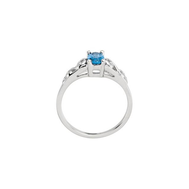 Детски пръстен Precious Gift™ с камък по месец — продуктов кадър