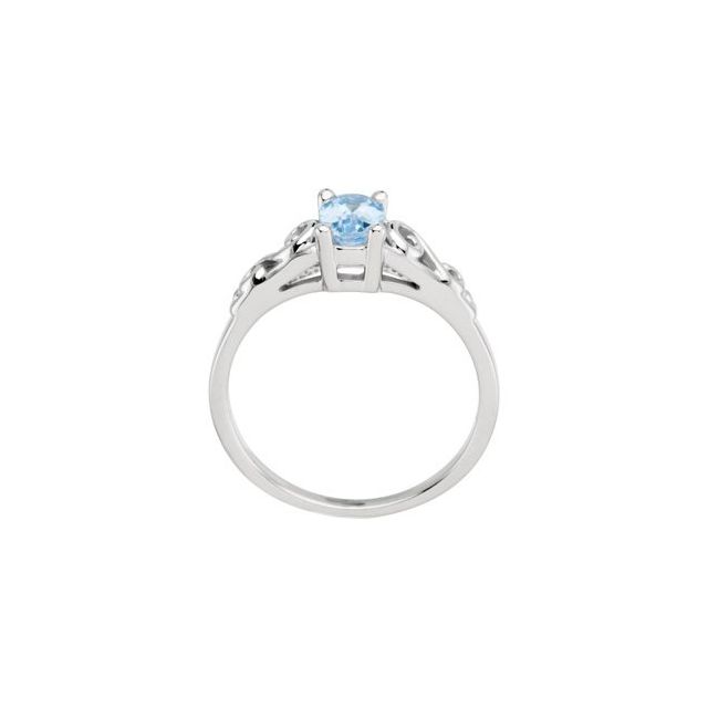 Детски пръстен Precious Gift™ с камък по месец — продуктов кадър