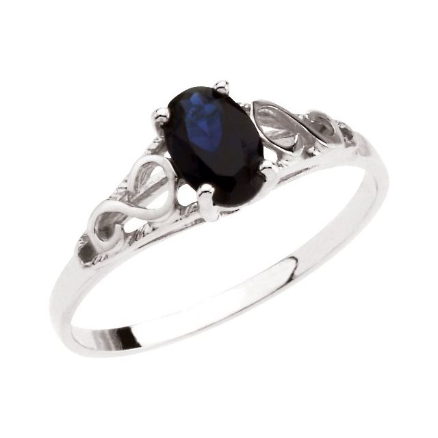 Детски пръстен Precious Gift™ с камък по месец — продуктов кадър