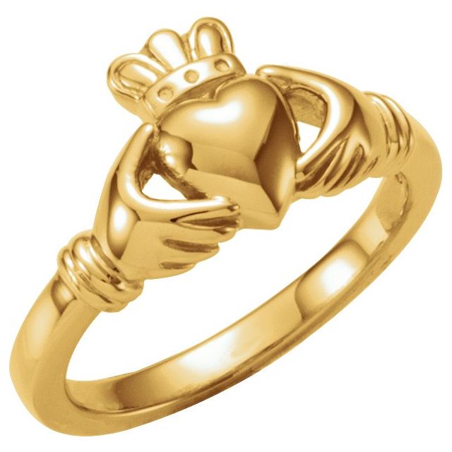 Детски пръстен Claddagh — продуктов кадър