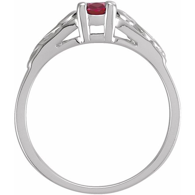 Детски пръстен Precious Gift™ с камък по месец — продуктов кадър