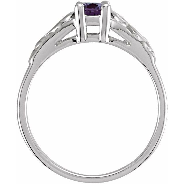 Детски пръстен Precious Gift™ с камък по месец — продуктов кадър