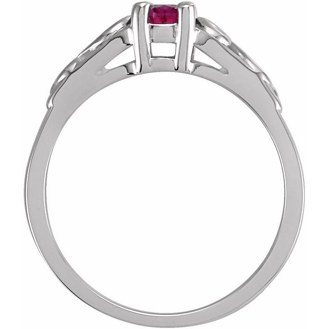 Детски пръстен Precious Gift™ с камък по месец — продуктов кадър