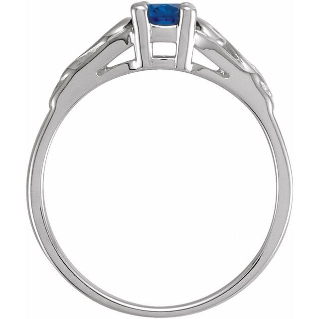 Детски пръстен Precious Gift™ с камък по месец — продуктов кадър