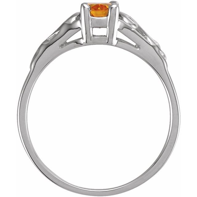 Детски пръстен Precious Gift™ с камък по месец — продуктов кадър