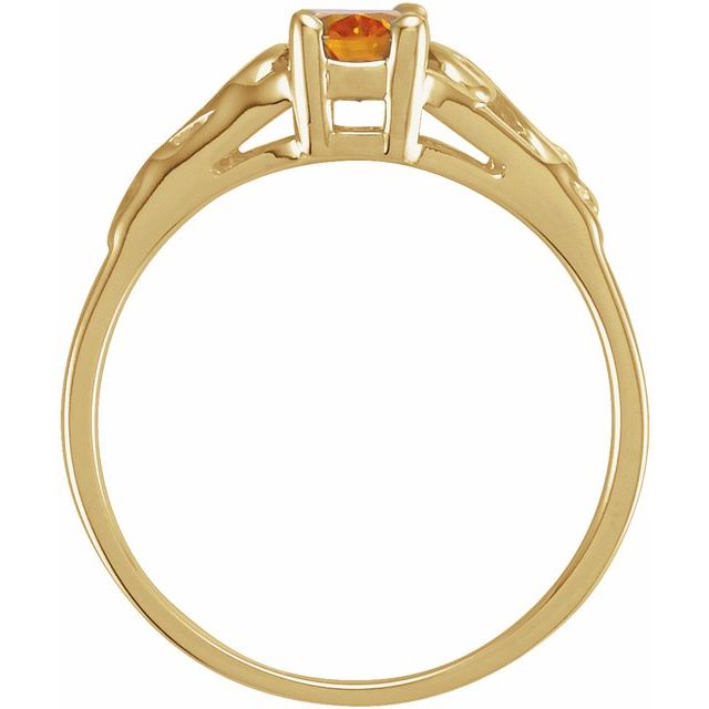 Детски пръстен Precious Gift™ с камък по месец — продуктов кадър
