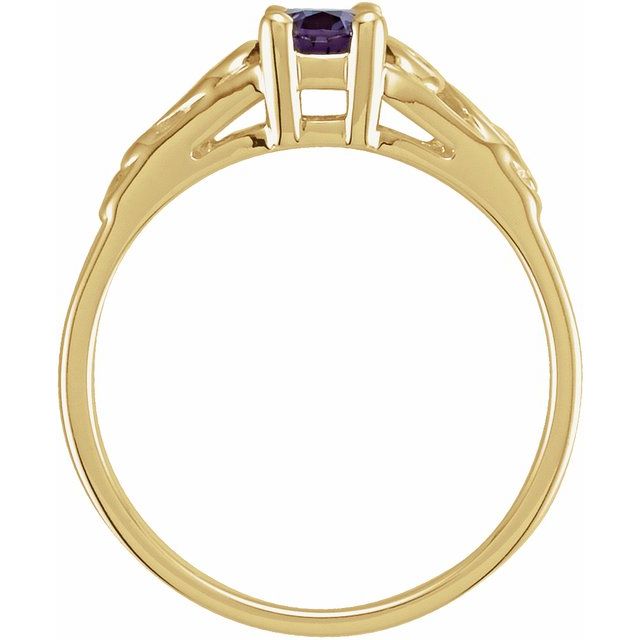 Детски пръстен Precious Gift™ с камък по месец — продуктов кадър